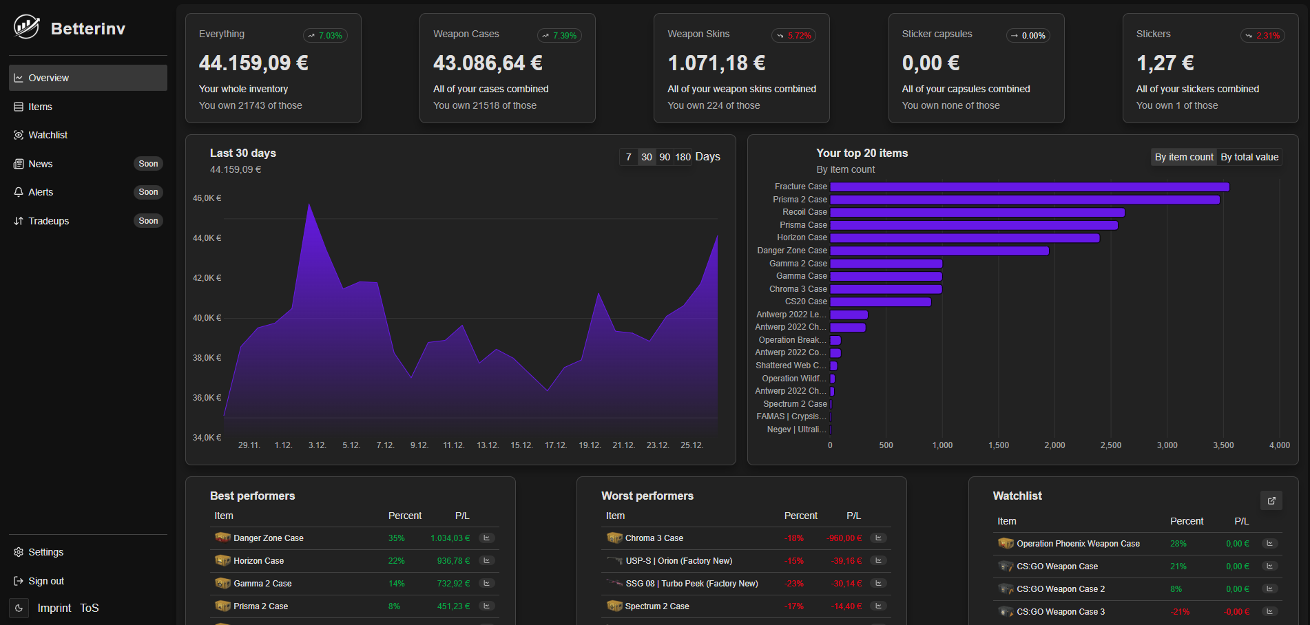 Tailark hero section